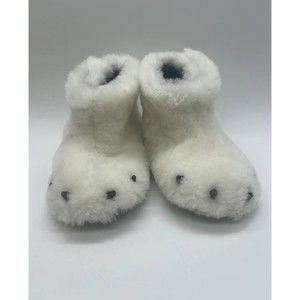 SOREL Toddler Girls Kids Boys Bear Paw Fur Slippers Shearling US 6 Boots Shoes